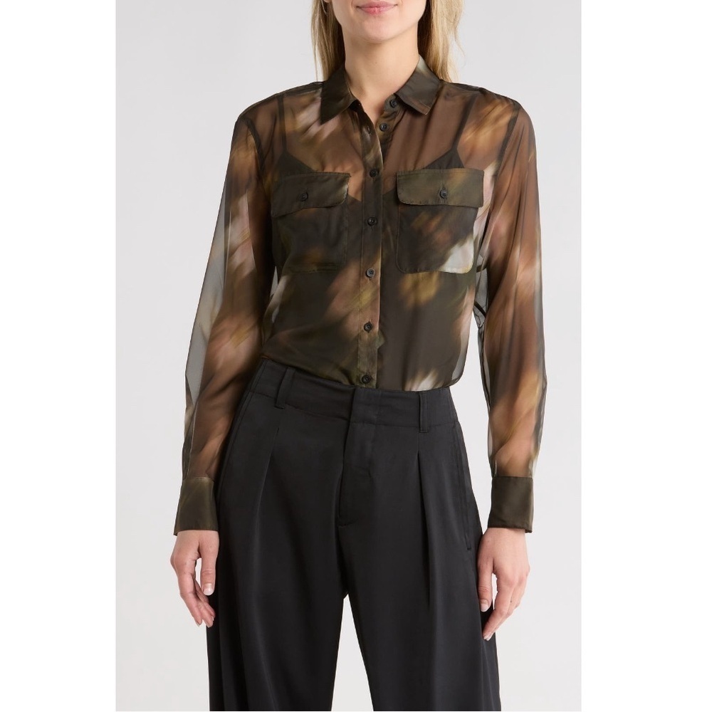 Rag & Bone Sonica Camouflage
Button-Up Shirt